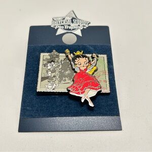 Betty Boop Trading Pin, Universal Studios, Betty Madrid Collectible Pin, NOC